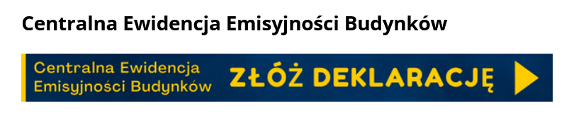 centralna ewidencja emisyjności budynków- złóż ankietę