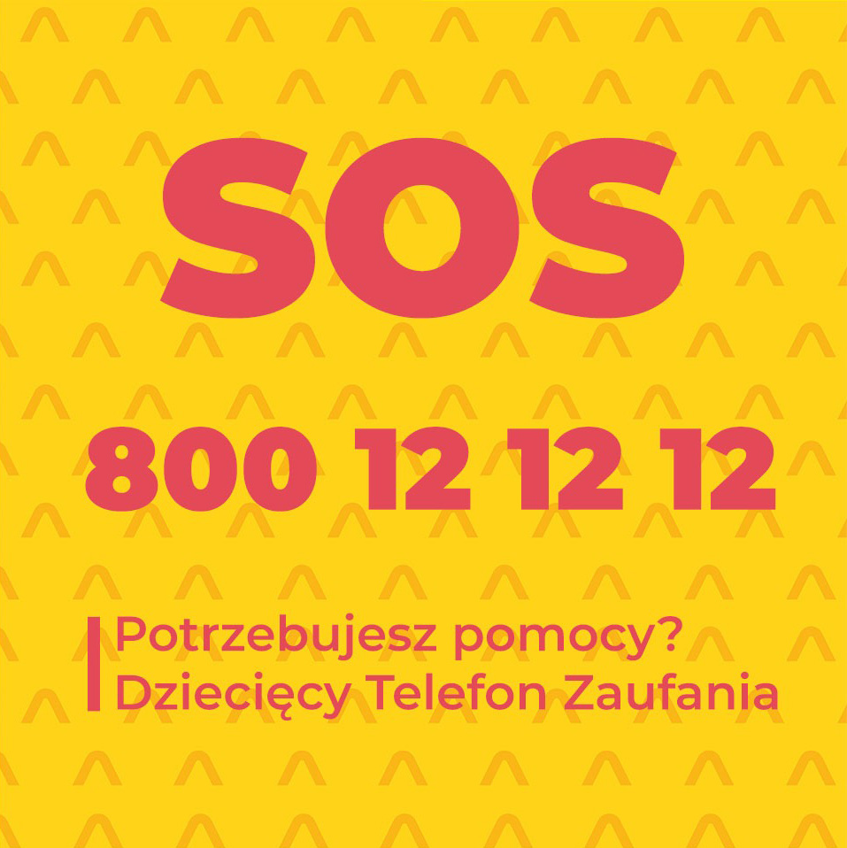 SOS dziecięcy telefon zaufania 800 12 12 12