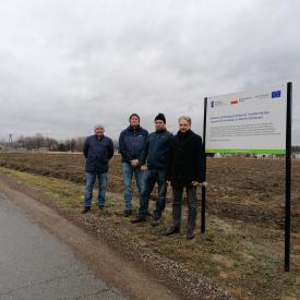 przekazanie placu budowy kanalizacji sanitarnej w rejonie ul. Białej i ul. Hubala w Jawiszowicach