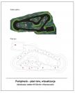 tor pumptrack - lokalizacja na stadionie KS Górnik w Brzeszczach - plan toru