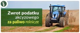 Zwrot podatku akcyzowego zawartego w cenie ON dla rolników - zmiana wniosku 