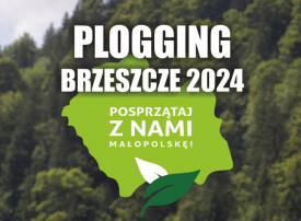 "Plogging Brzeszcze" - kolejna akcja "spacerowanie i sprzątanie"