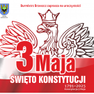 Zaproszenie na obchody Święta Konstytucji 3 Maja