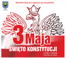 Zaproszenie na obchody Święta Konstytucji 3 Maja